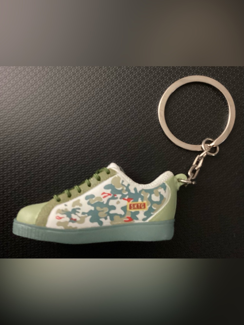 3D Mini Camo Low- Top Sneaker Keychain Collectible Gift for Sneakerhead Lovers
